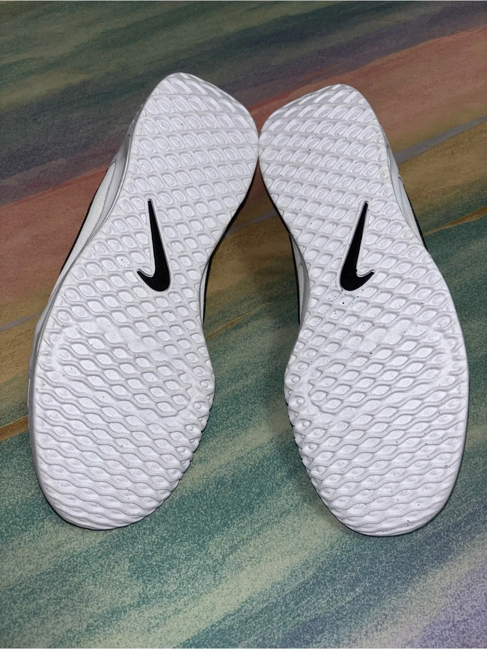 Nike Court Air Zoom Lite 3 DV3258-101 Tennis Shoes Men's White Leather mens 9.5
